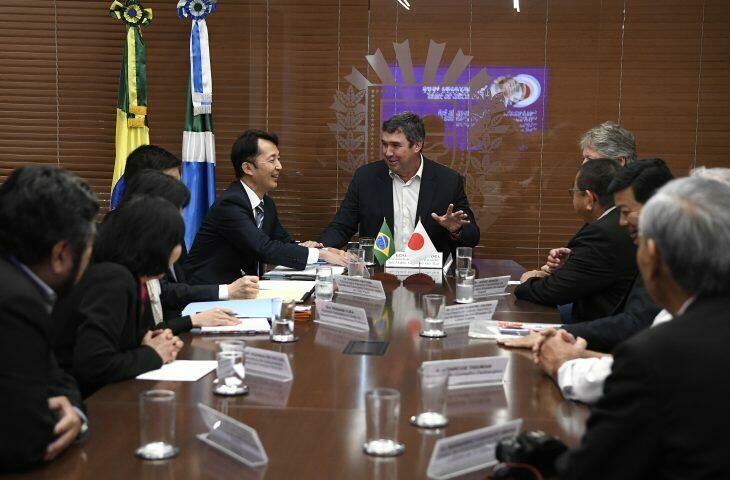 Imagem de compartilhamento para o artigo Embaixador do Japão oferece oportunidades de negócios em diversas áreas da MS Todo dia